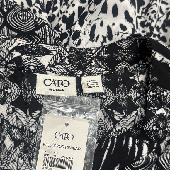 NEW Cato Animal Print Swim Coverup Coastal Resort Vacation Plus Size 14/16W - Picture 8 of 11